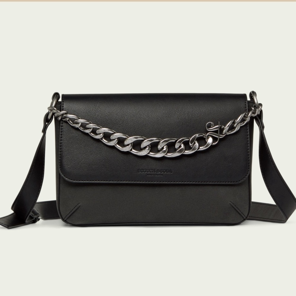 BRAND NEW Scotch & Soda Leather & Suede Crossbody Purse